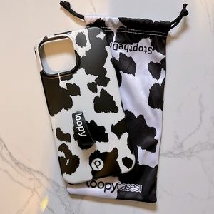 Loopy iPhone 13 Pro Max case in cow print